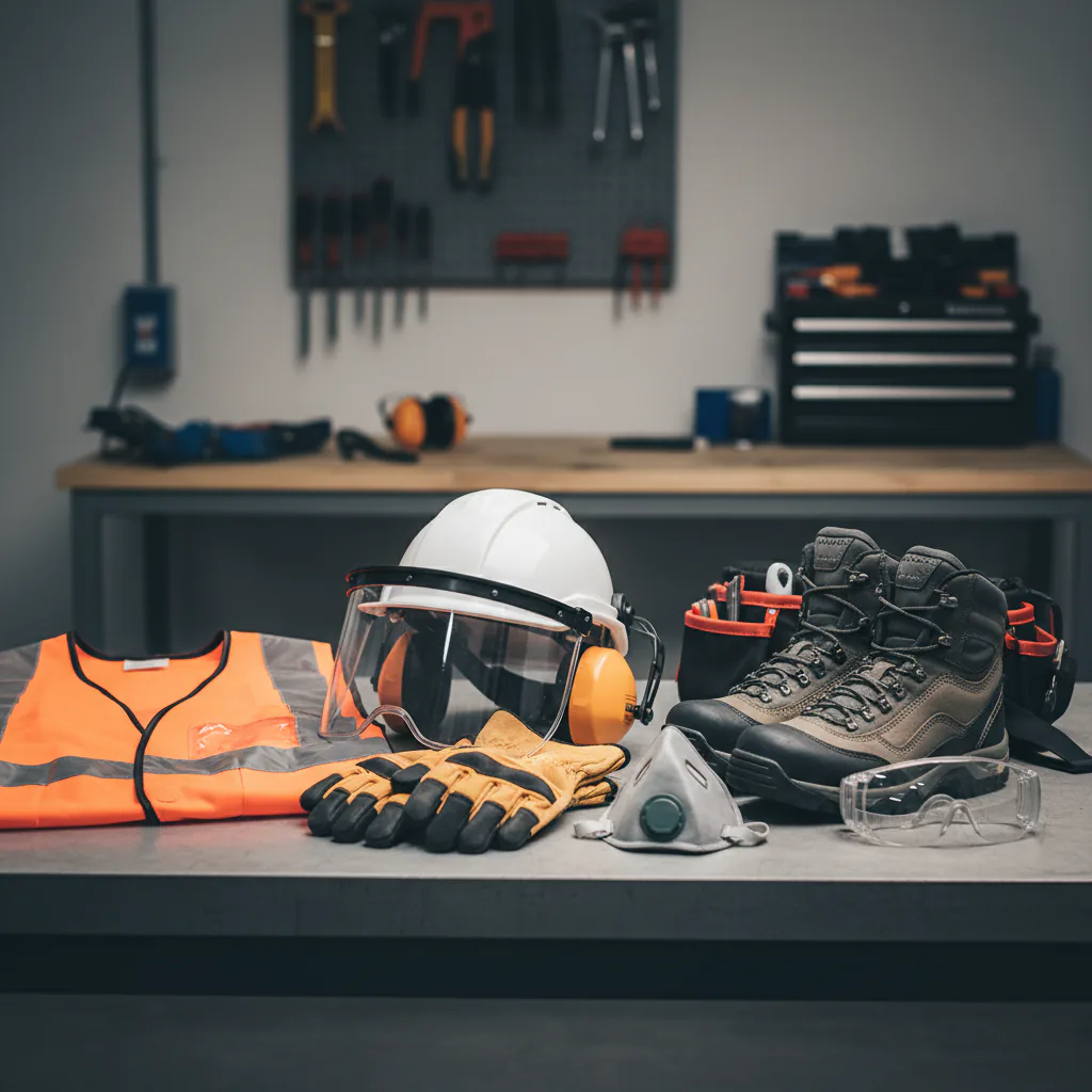 Protective Equipment Set for safety supply