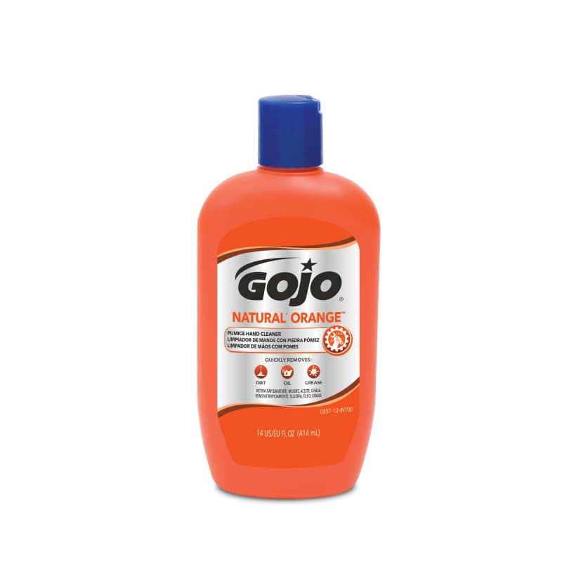 GOJO® Natural Orange Pumice Hand Cleaner Squeeze Bottle 14 fl. oz