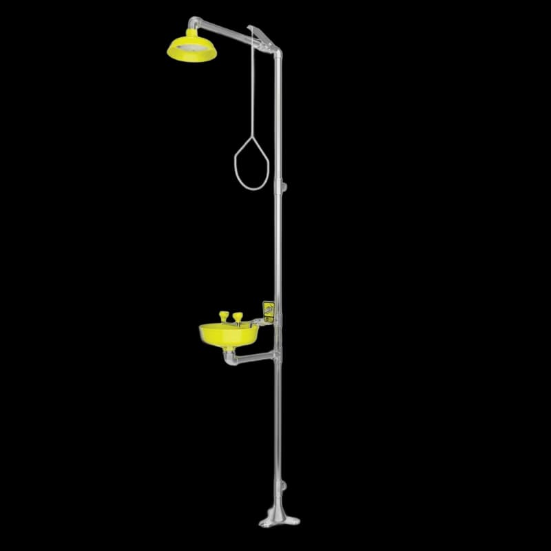 Cascaide Shower Eyewash Station Combo