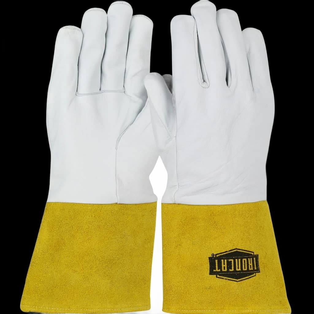 Ironcat Premium Top Grain Kidskin Leather TIG Welders Glove