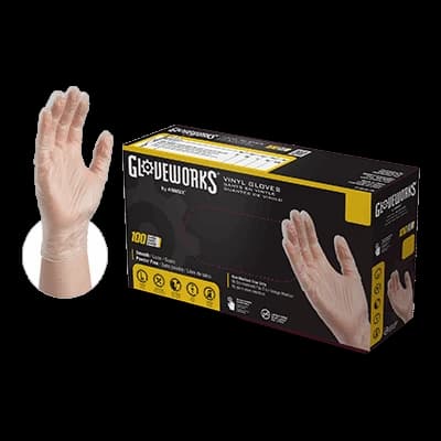 Gloveworks 3 Mil Clear Vinyl Gloves